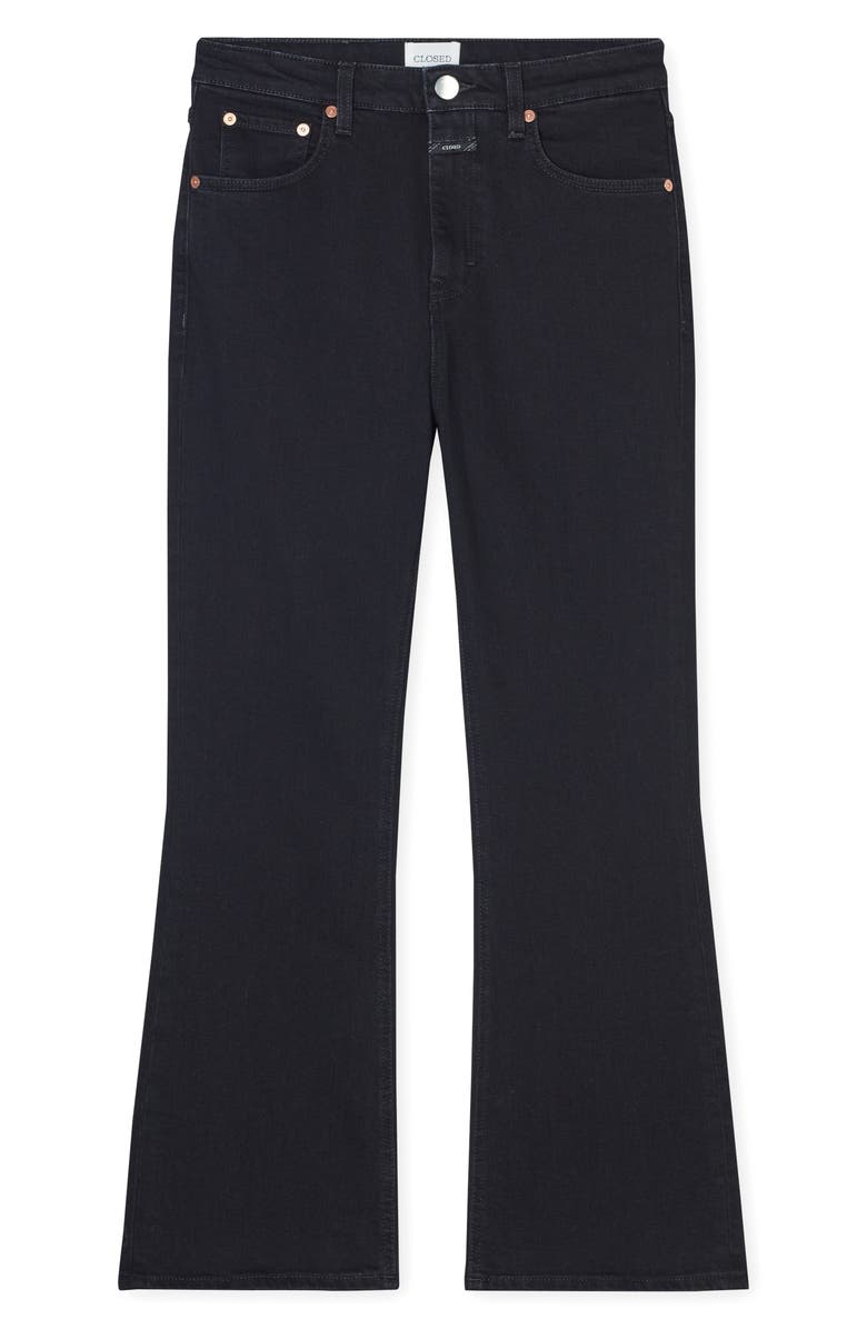 Closed Hi-Sun Crop Flare Leg Jeans, Alternate, color, Dark Grey