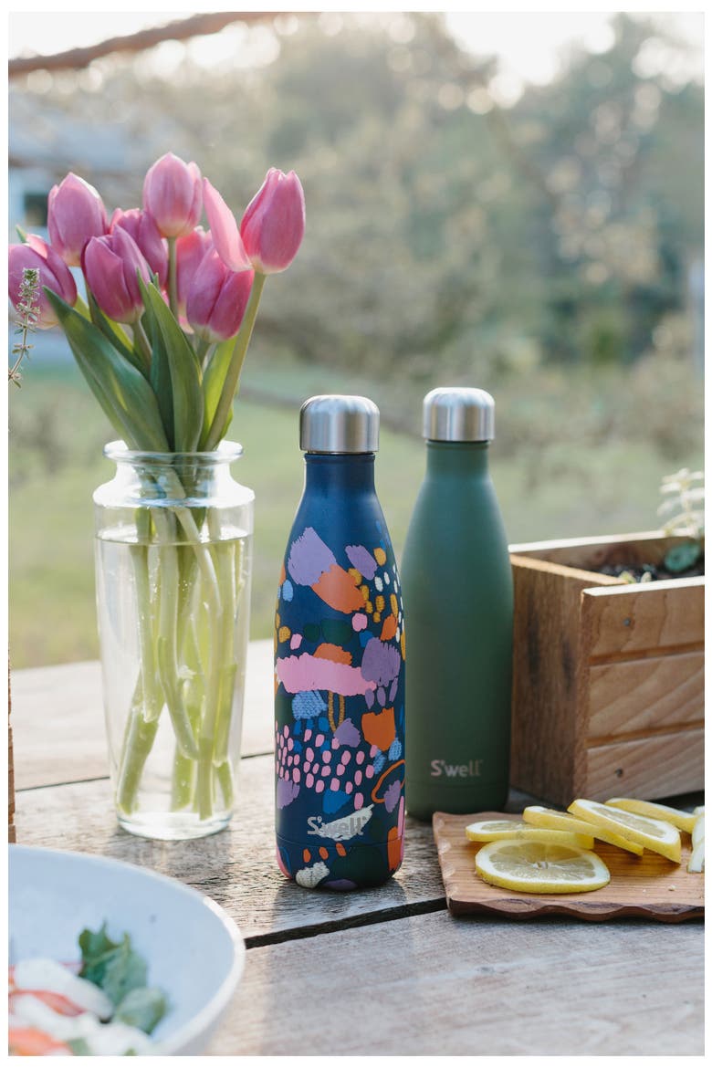 Paper Posy 17-Ounce Insulated Stainless Steel Water Bottle, Alternate, color, MULTI