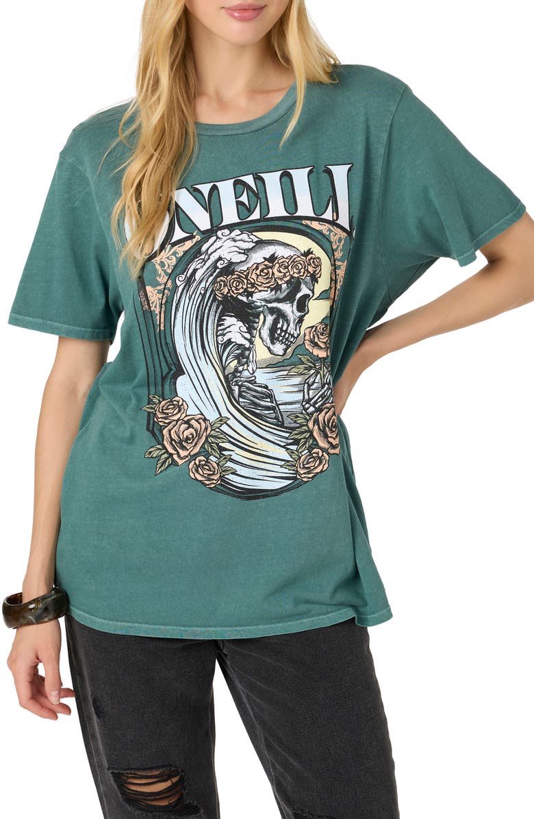 O'Neill Begonias Cotton Graphic T-Shirt, Alternate, color, 