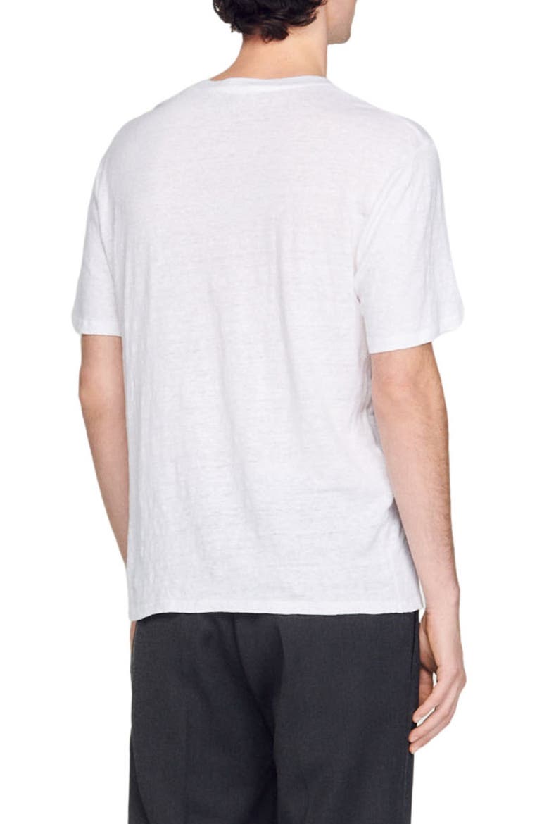 Certified linen T-shirt, Alternate, color, WHITE