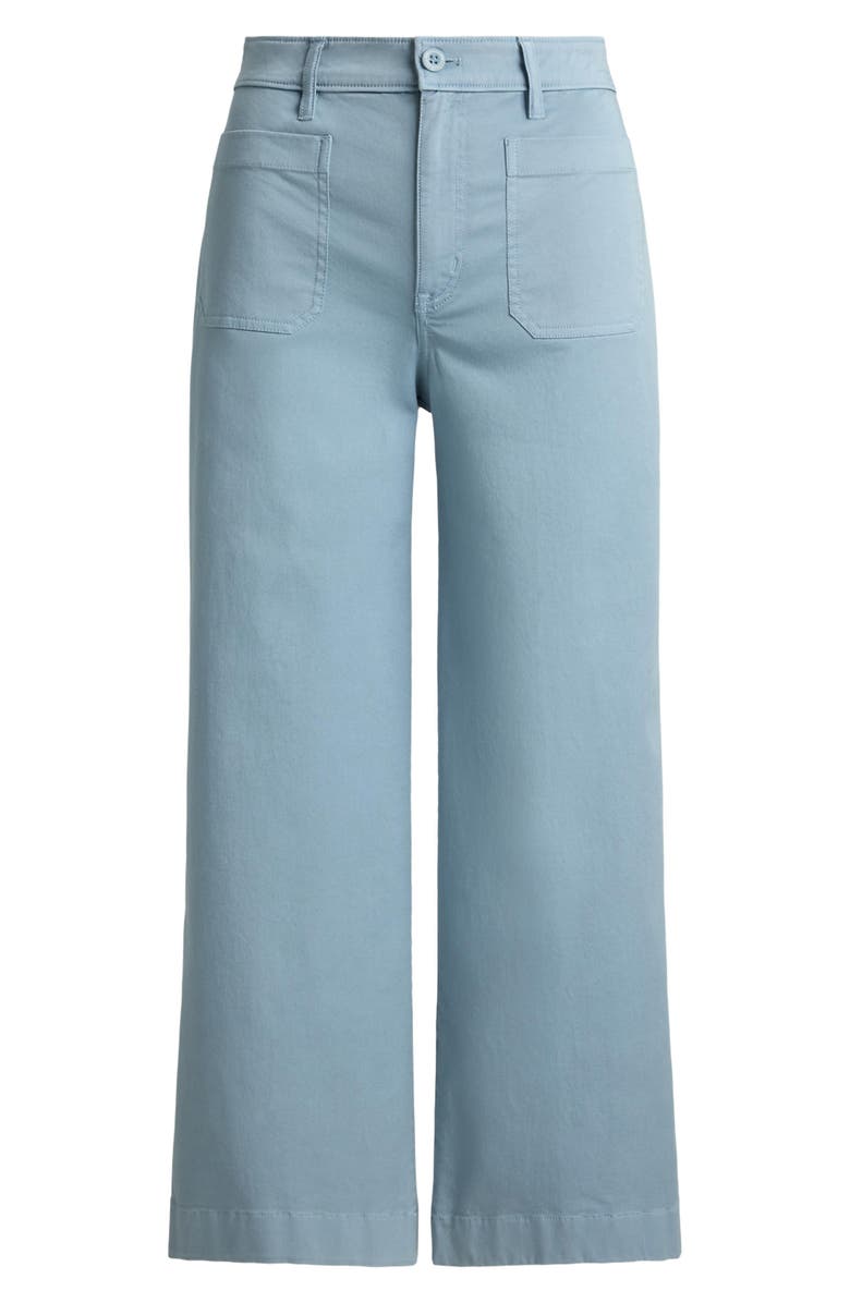 Lauren Ralph Lauren Stretch Cropped Wide Leg Chinos, Alternate, color, Blue Note
