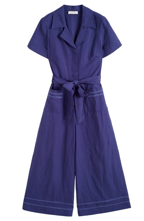 CHINTI & PARKER CHINTI & PARKER LINEN BLEND LA MER JUMPSUIT