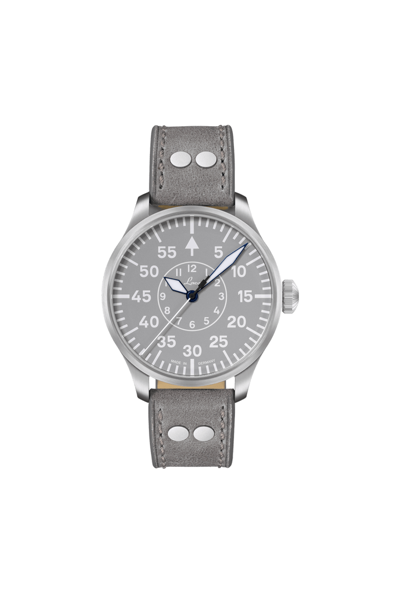 Aachen - 42mm, Gray Dial, Automatic Leather Strap, Main, color, Gray