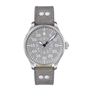 Laco Aachen - 42mm, Gray Dial, Automatic Leather Strap