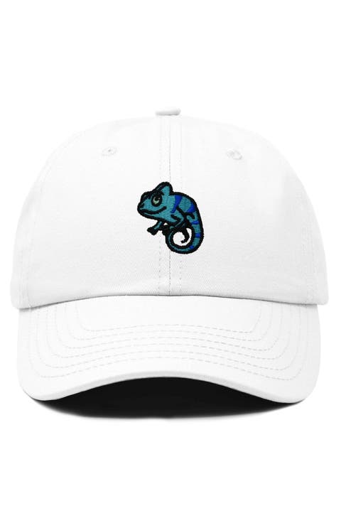 Chameleon Embroidered Dad Hat
