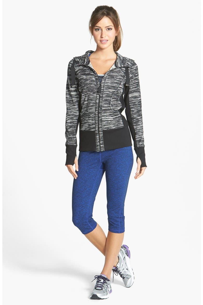 'Pretty' Hoodie, Alternate, color, BLACK
