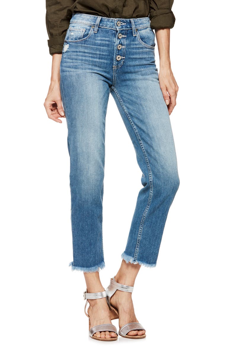 Sarah High Waist Straight Leg Jeans, Main, color, VENICE
