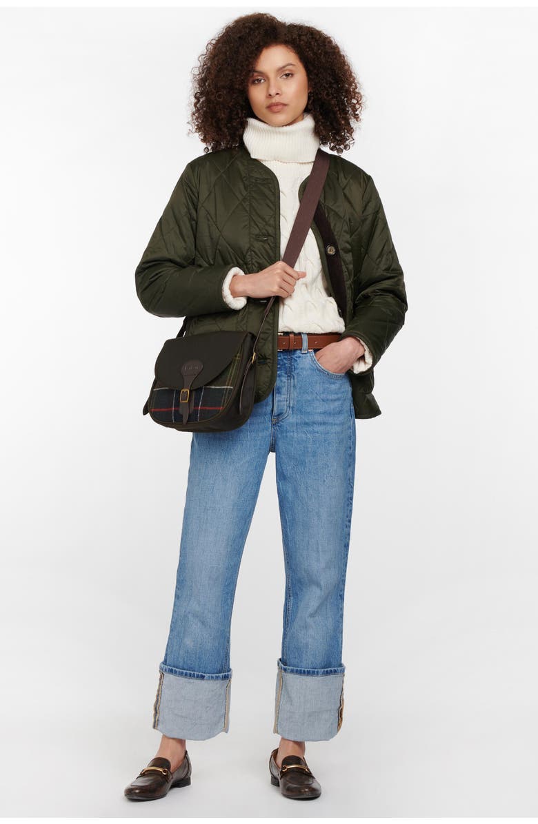 Barbour Whitley Tartan Plaid Wool Blend Crossbody Bag, Alternate, color,