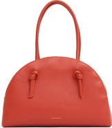 Mansur Gavriel Fortuna Leather Bowling Bag