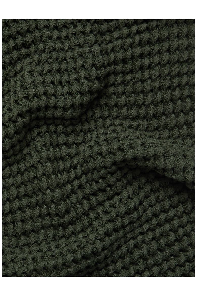 Waffle Towels, Alternate, color, EVERGREEN