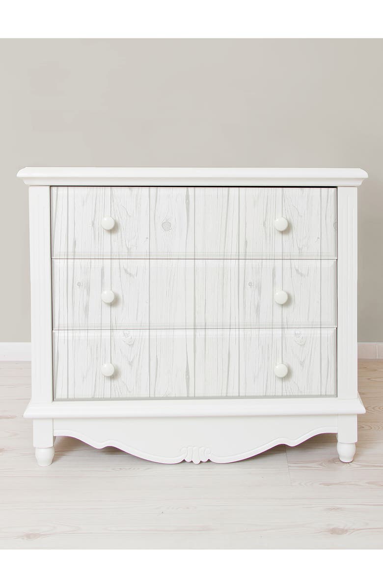 Wallpops White Barn Wood Peel & Stick Wallpaper, Alternate, color, White