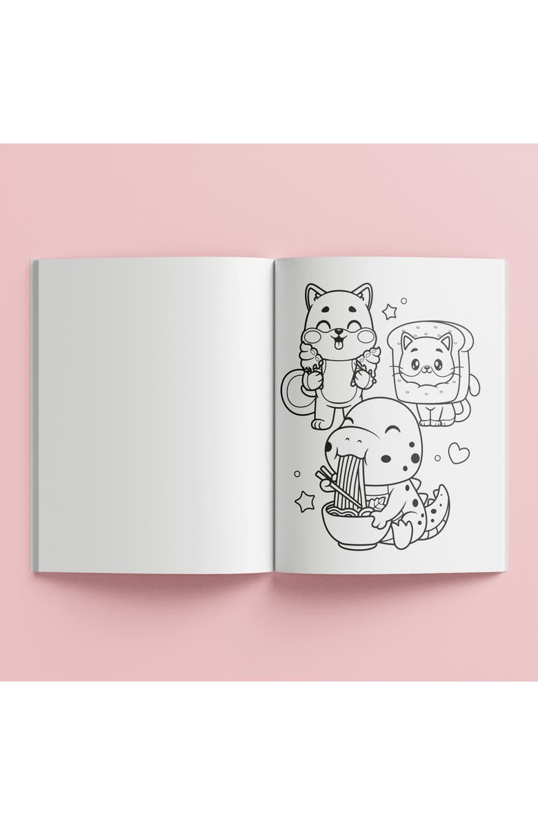 KALEIDOSCOPE Super Cute Sticker Coloring Book,128 Pages, 500+ Stickers, Alternate, color, Multicolored