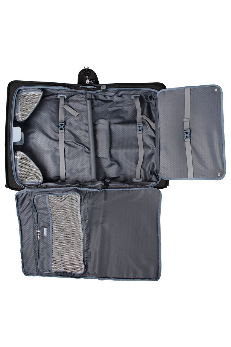 Platinum Elite 22" Carry On Rolling Garment Bag, Alternate, color, Shadow Black