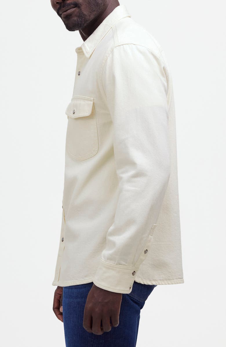 Madewell Easy Denim Western Snap-Up Shirt, Alternate, color, 