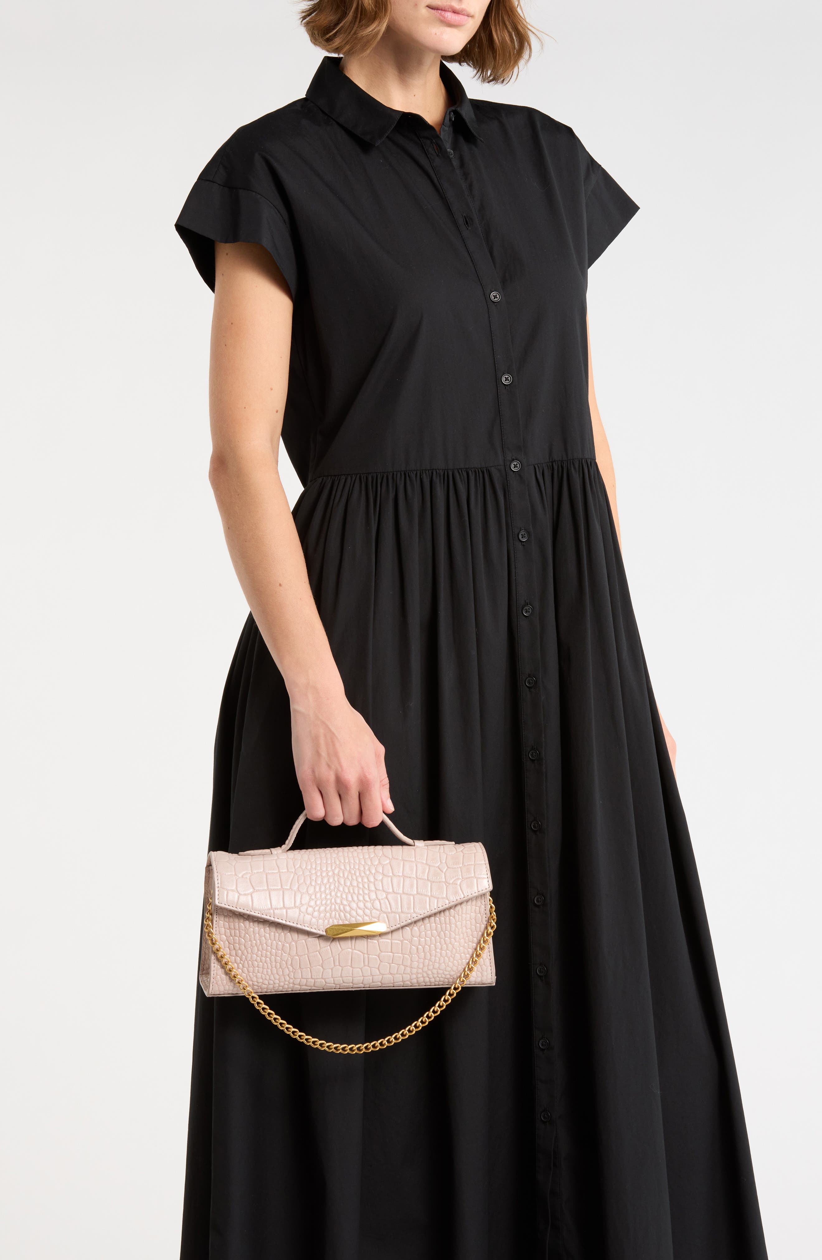 Stehf Top Handle Leather Bag, Alternate, color, PINK