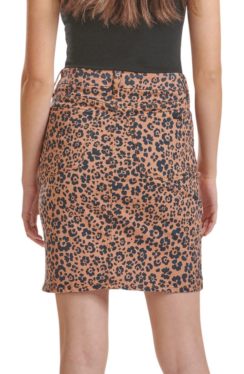 JEN7 by 7 For All Mankind Leopard Print Pencil Skirt, Alternate, color, 