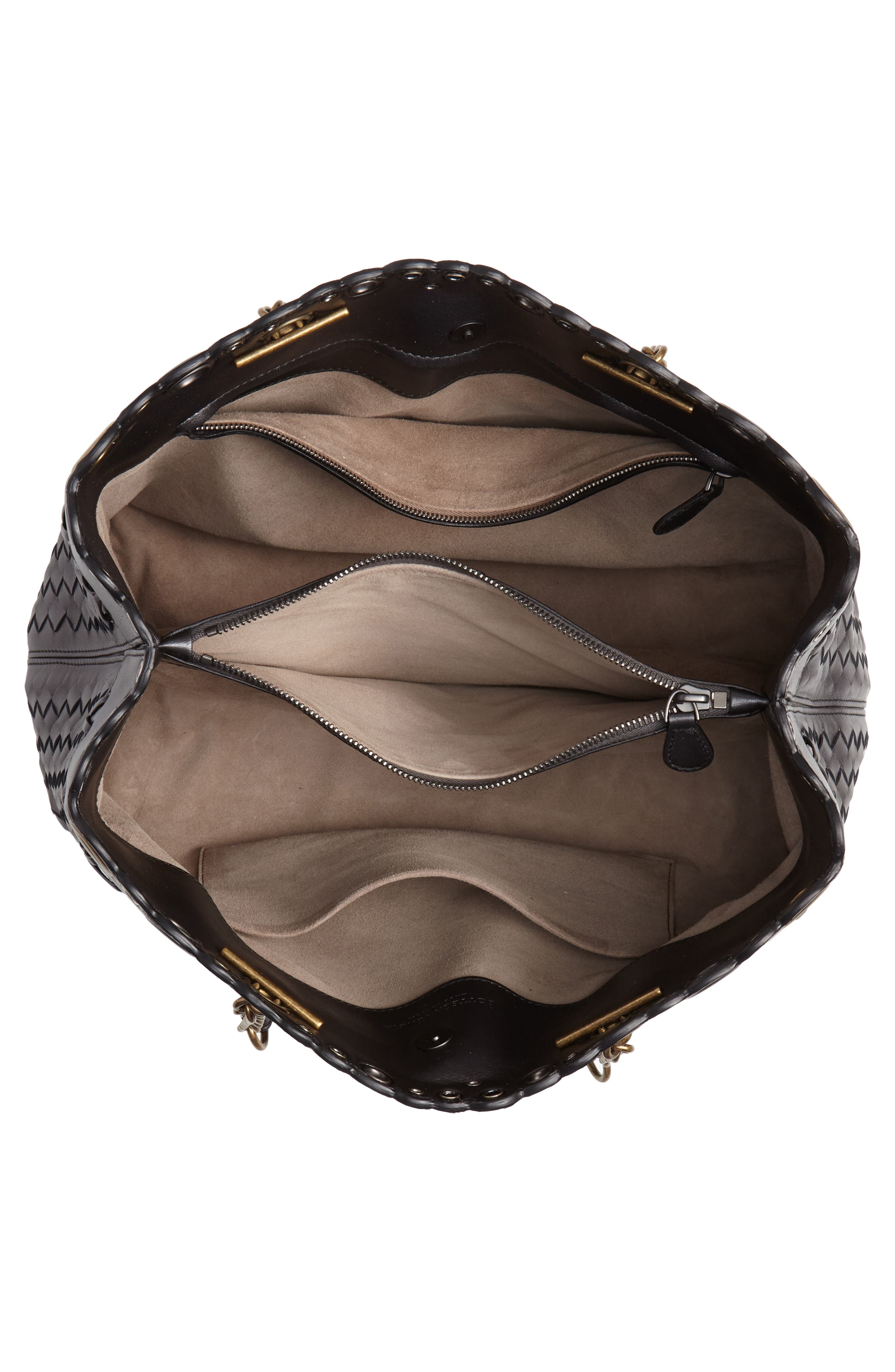 Bottega Veneta Intrecciato Leather Tote Bag, Alternate, color, 
