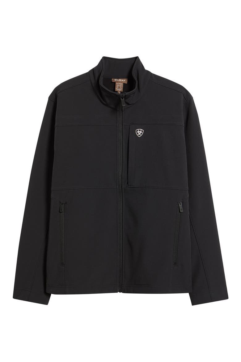 Vernon Softshell Jacket, Alternate, color, BLACK