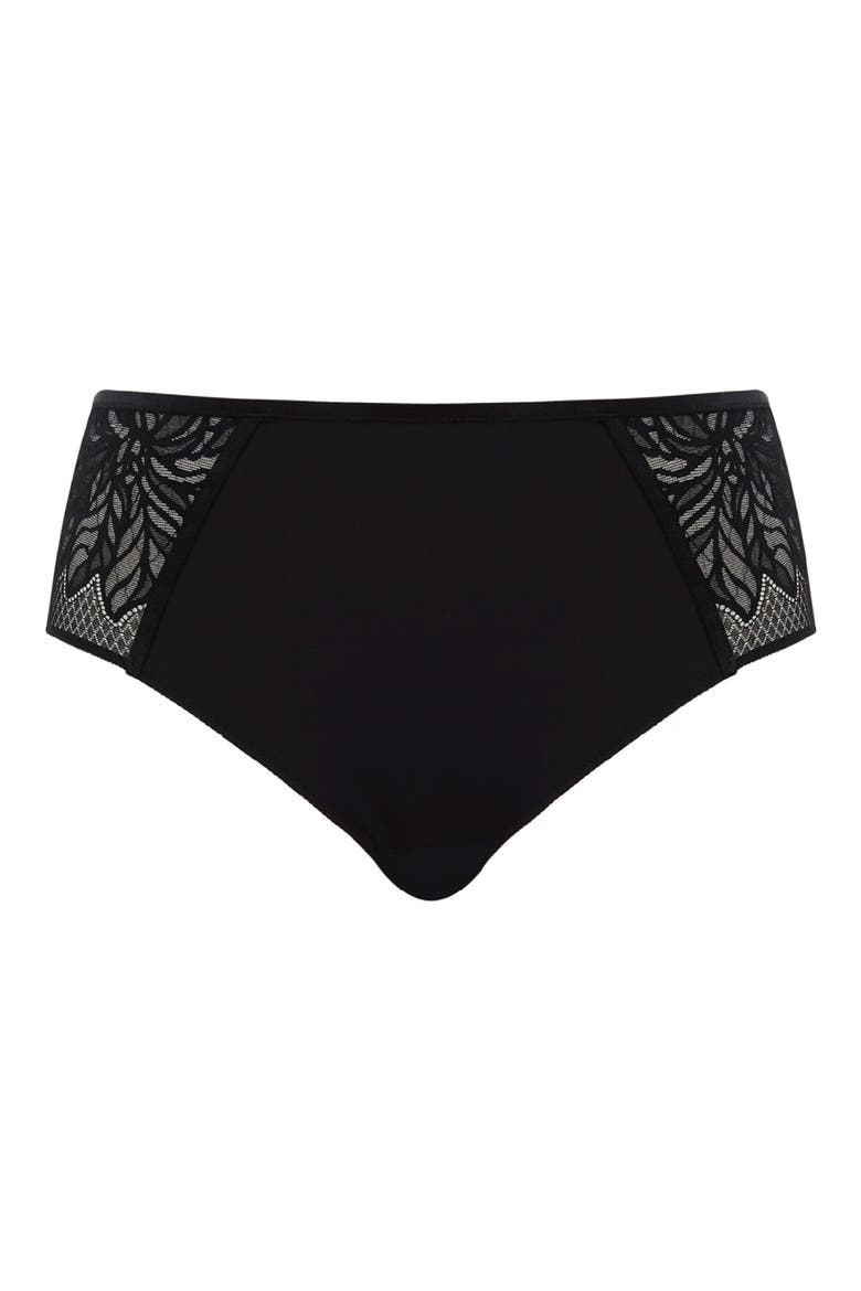 Sophia Lace Cheeky Briefs, Alternate, color, BLACK