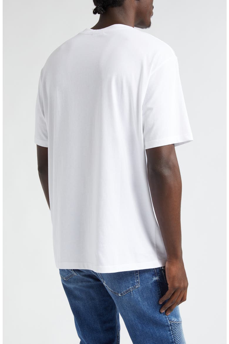Organic Cotton Logo Graphic T-Shirt, Alternate, color, GAB WHITE/ BLACK