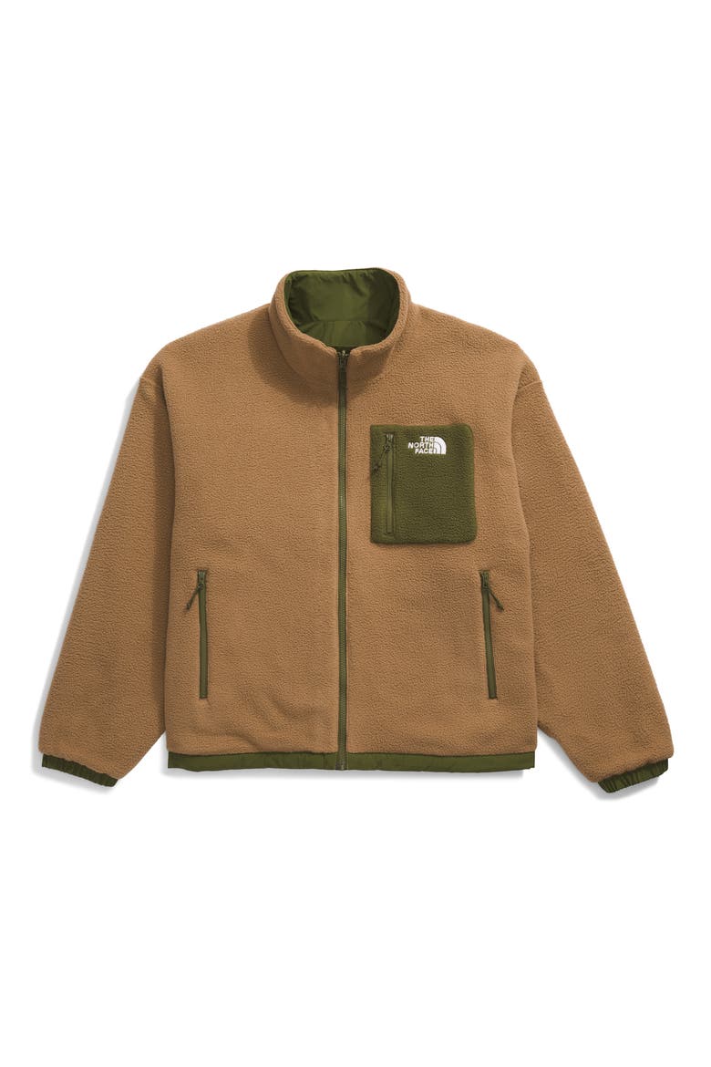 Yumiori Reversible Jacket, Alternate, color, FOREST OLIVE/ UTILITY BROWN