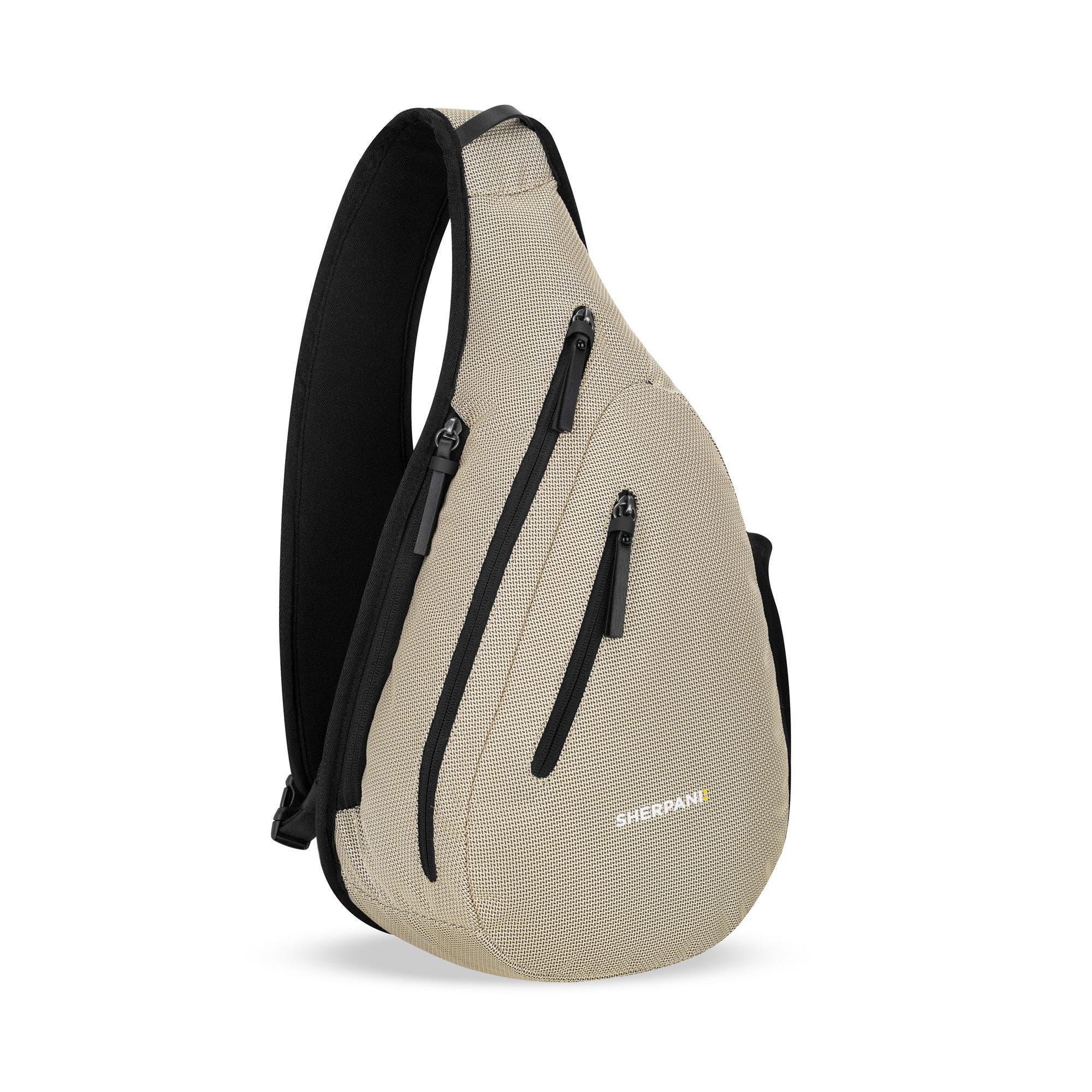 Esprit Anti Theft Shoulder Sling Bag, Alternate, color, Straw