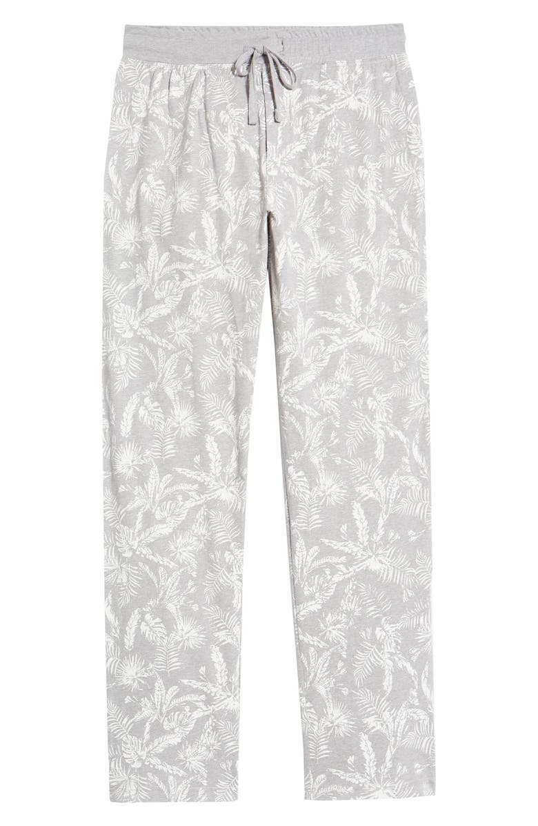 Majestic International Palm Print Cotton Blend Pajama Pants, Alternate, color, 