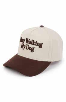 Busy Walking My Dog 3D Snapback Cap