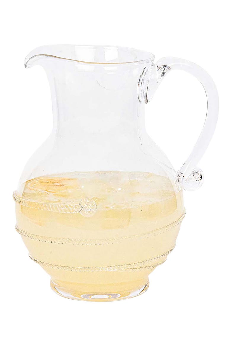 Amalia Glass Pitcher, Alternate, color, CLEAR