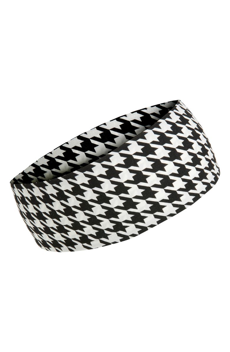 Naked Wardrobe Houndstooth Fabric Headband, Main, color, 