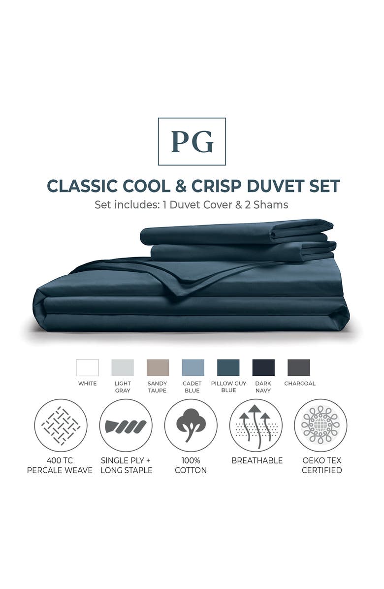Classic Cool Crisp Cotton Duvet Set