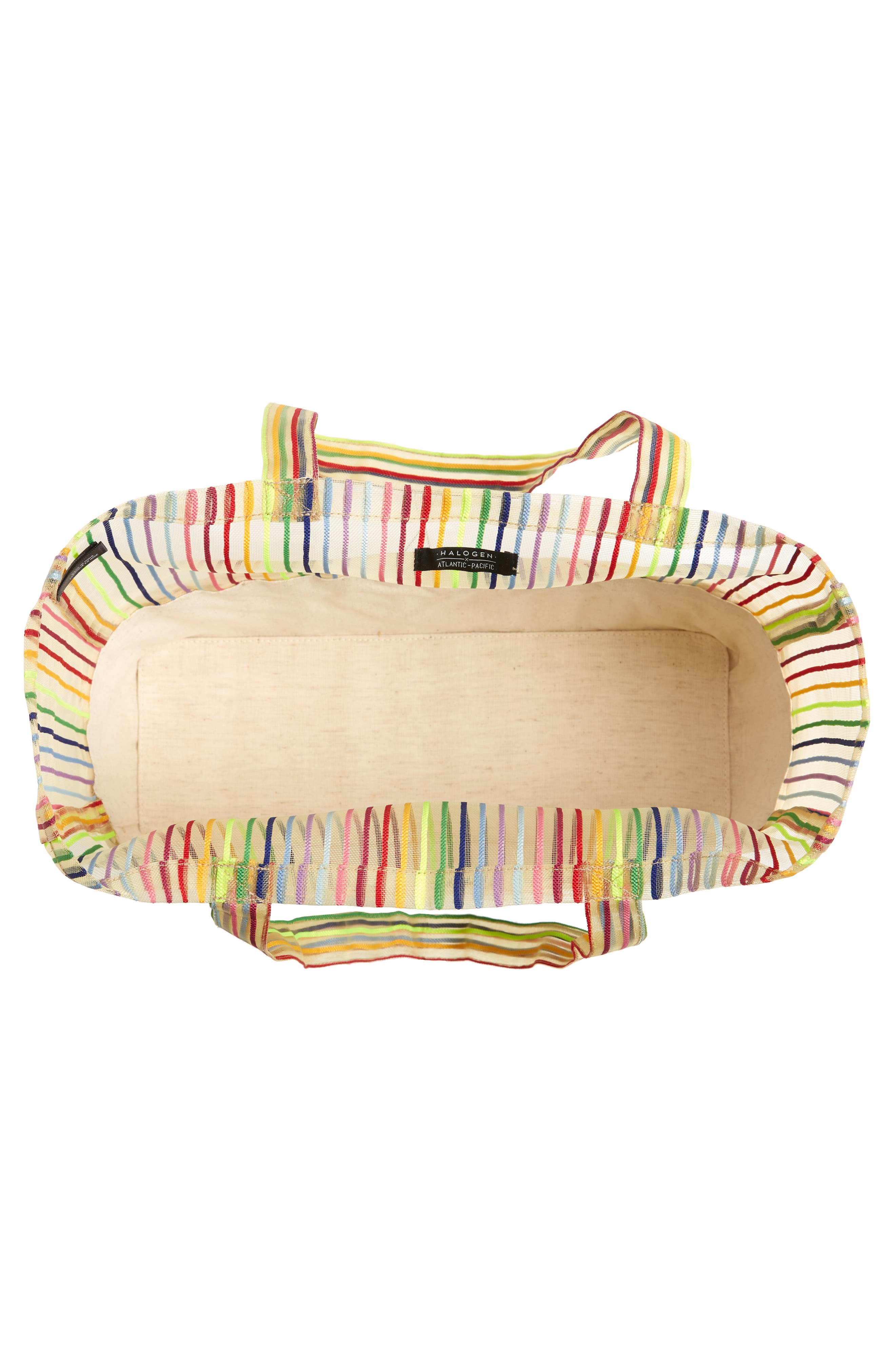 Halogen<sup>®</sup> x Atlantic-Pacific Wicker & Mesh Tote, Alternate, color, 