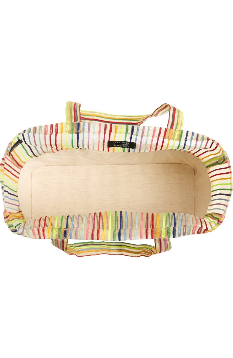 Halogen<sup>®</sup> x Atlantic-Pacific Wicker & Mesh Tote, Alternate, color,