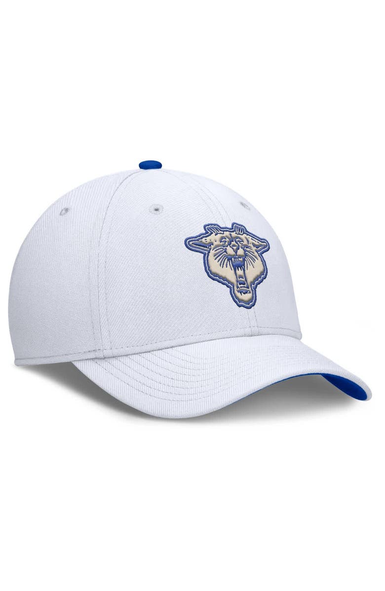 Nike Men's Nike White Kentucky Wildcats Legacy Rise Performance Flex Hat, Alternate, color, 