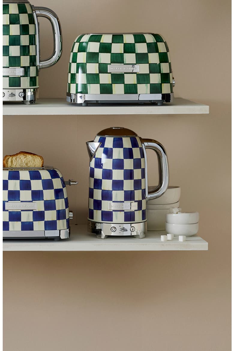 Royal Check Electric Kettle, Alternate, color, ROYAL