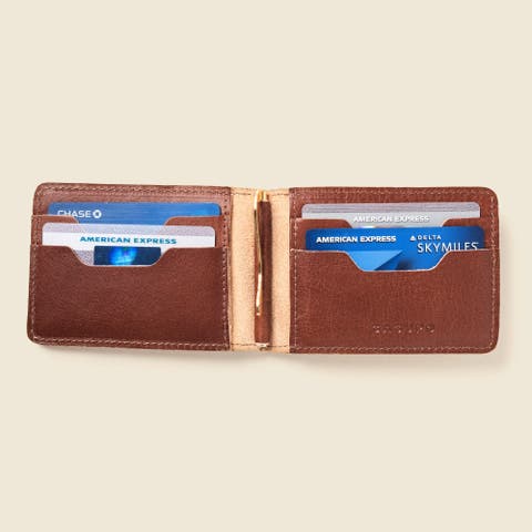 Bifold Money Clip Wallet