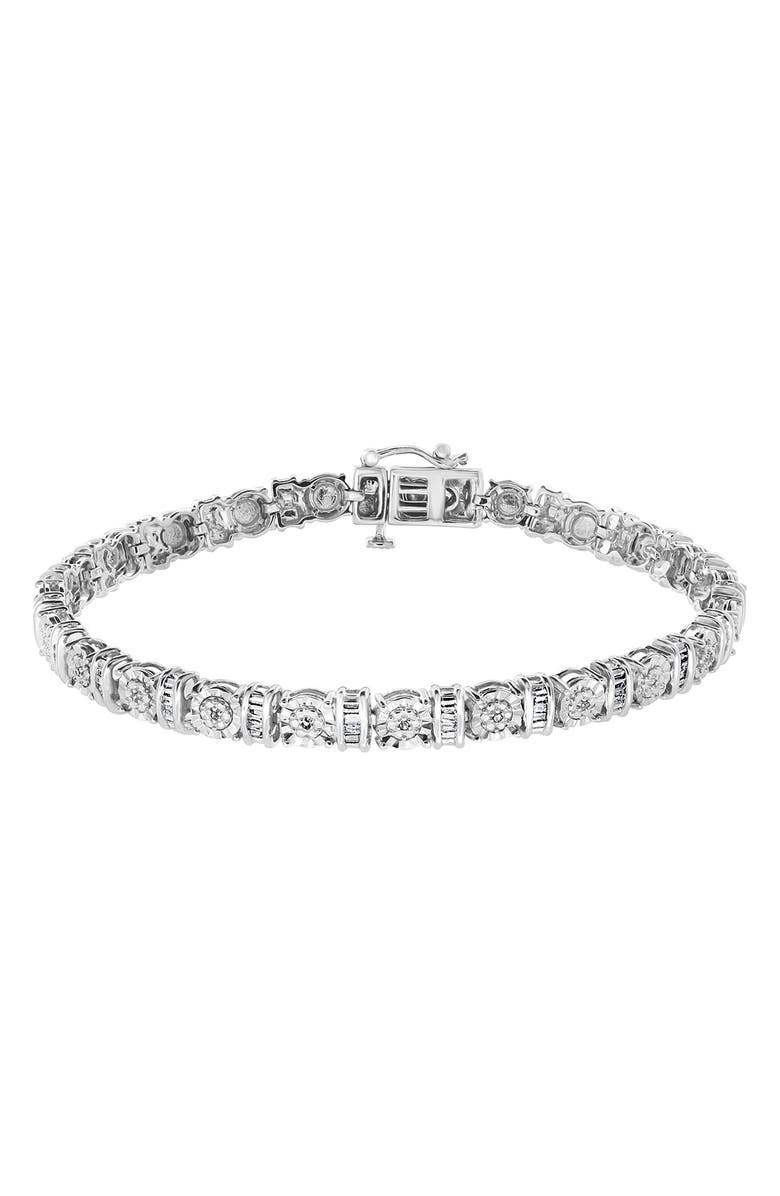EFFY Sterling Silver Diamond Bracelet - 0.22 ctw, Main, color, Silver