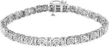 Sterling Silver Diamond Bracelet - 0.22 ctw