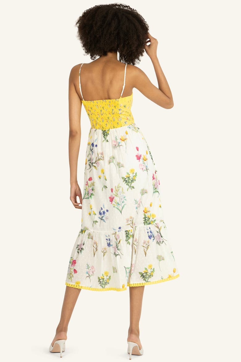 Finley Dress, Alternate, color, Yellow Vintage with Border