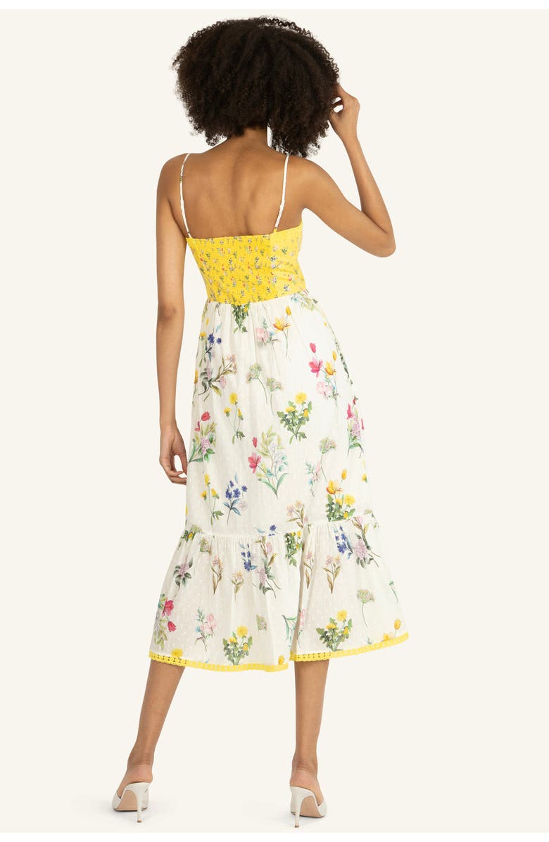 Super Natural by Secret Mission Finley Dress, Alternate, color, Yellow Vintage With Border