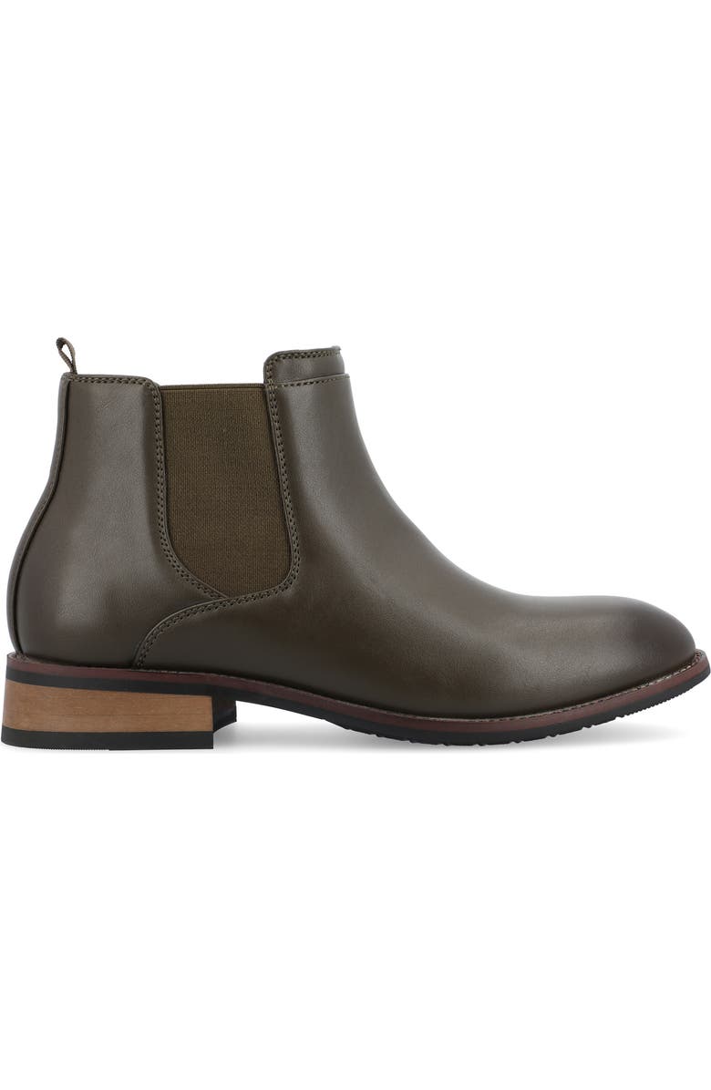 VANCE CO Landon Chelsea Boot - Wide Width, Alternate, color, Olive
