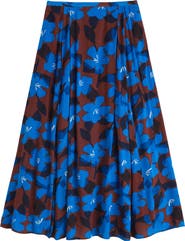 Seasalt Cornwall Lethlean Floral Pleated Maxi Skirt