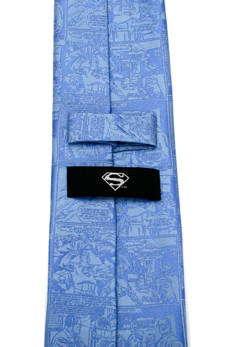 Cufflinks, Inc. Superman Comic Silk Tie, Alternate, color, Blue