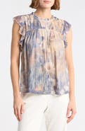 DR2 by Daniel Rainn Flutter Sleeve Lace Top