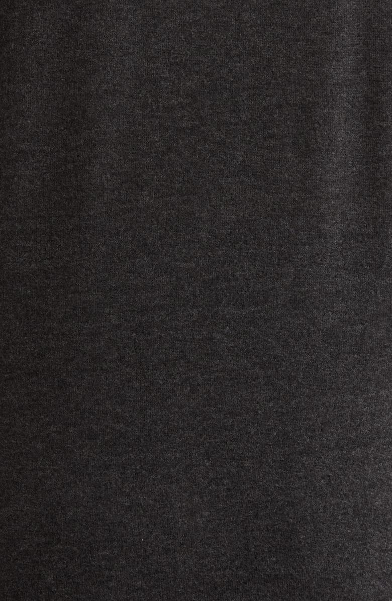 Loveappella Hacci Knit Crewneck Top, Alternate, color, Charcoal