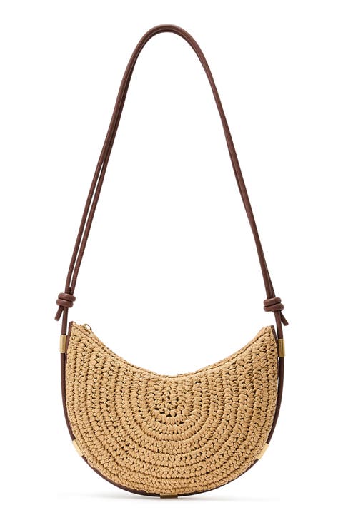 Harriet Woven Shoulder Bag