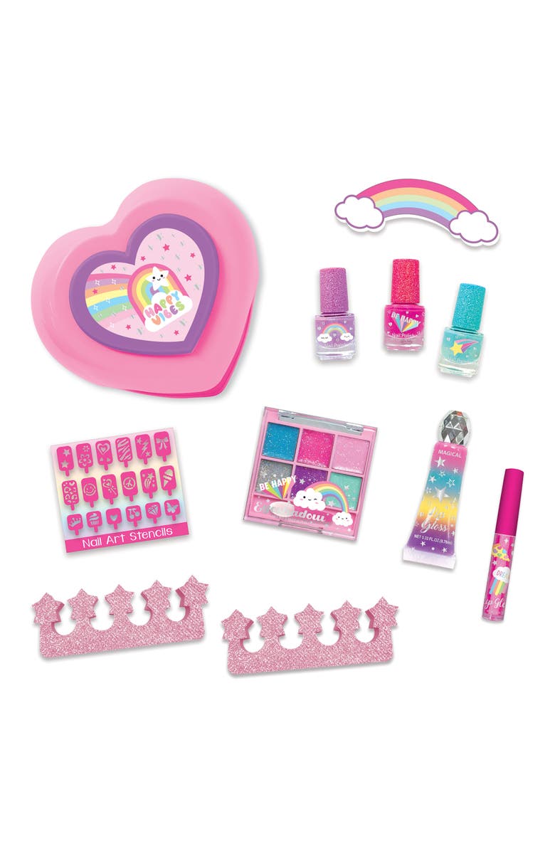 HOT FOCUS Kids' Nail Art & Make Up Set, Alternate, color, 