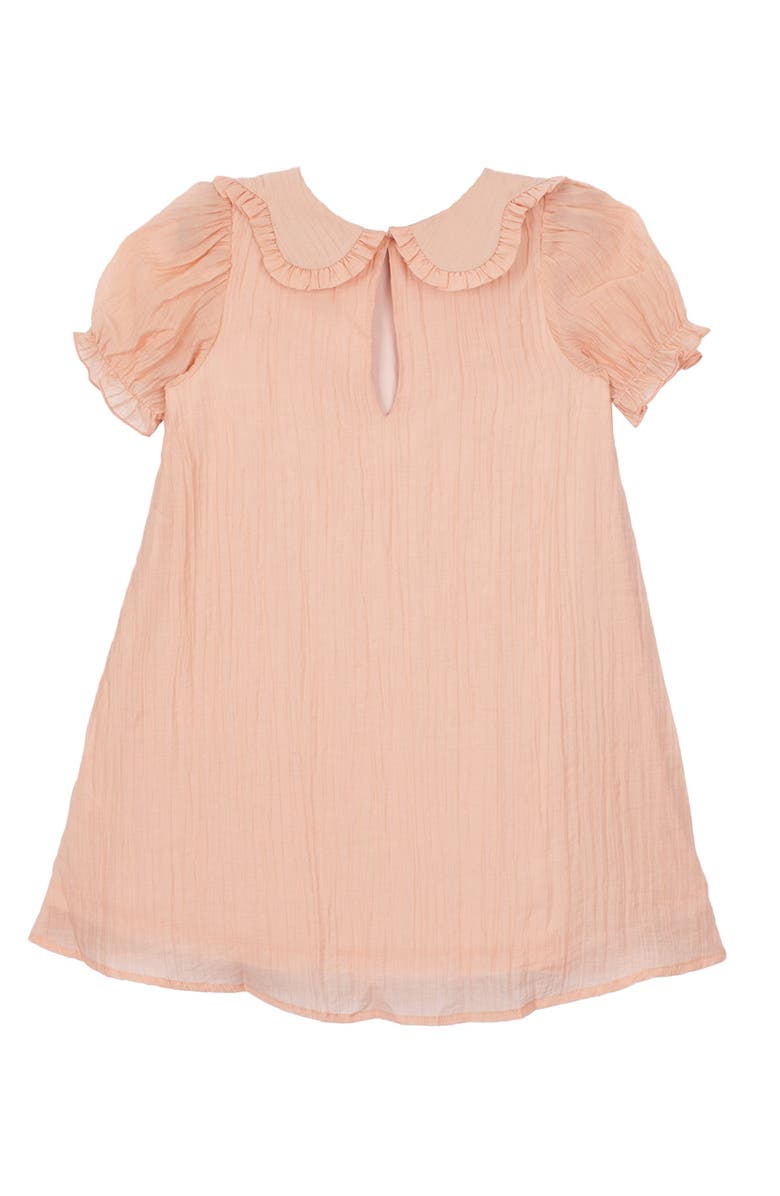 Isobella & Chloe Pitter Patter Cap Sleeve Dress, Alternate, color, Pink