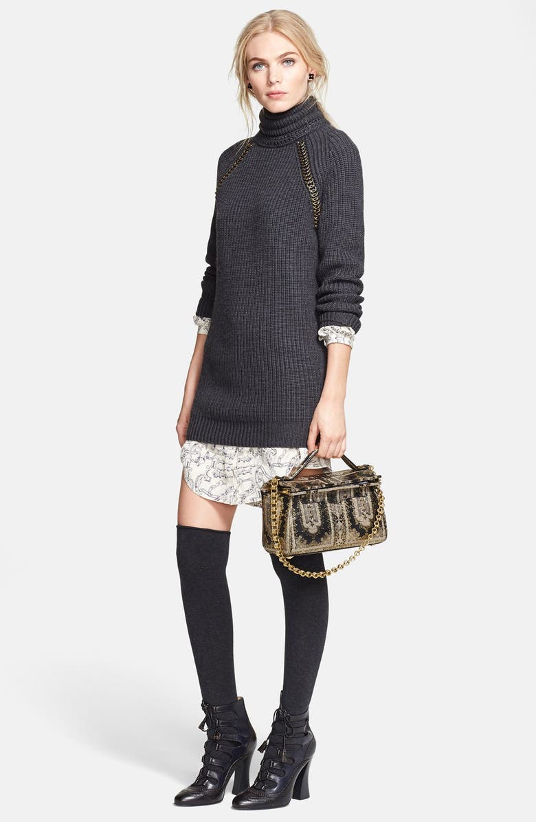 Tory Burch 'McKenna' Turtleneck Sweater Dress, Main, color,