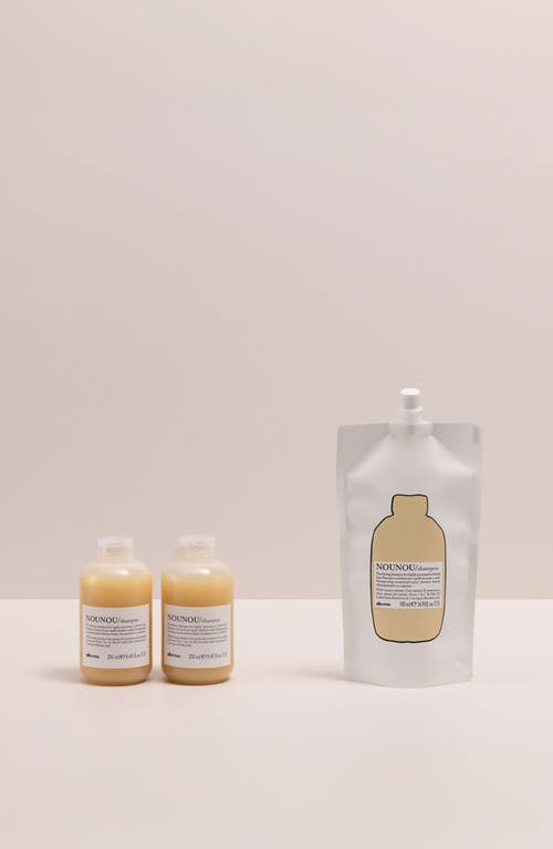 Davines Nounou Shampoo Refill Pouch Set